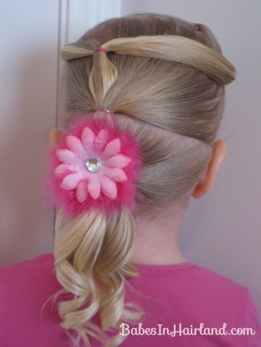Toddler Version of Row of Fancy Ponytails (1)