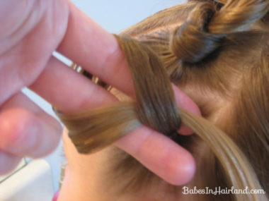 Knotty Flower Girl Hairstyle (4)