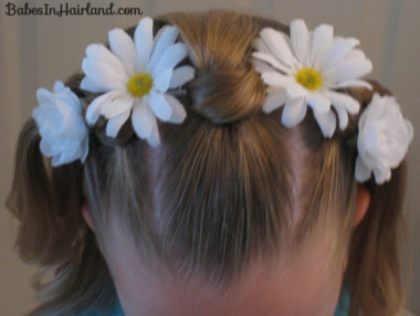 Knotty Flower Girl Hairstyle (12)