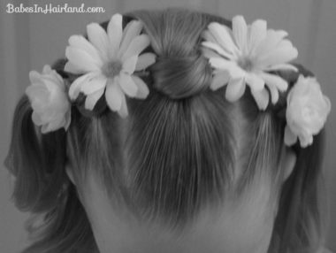 Knotty Flower Girl Hairstyle (1)