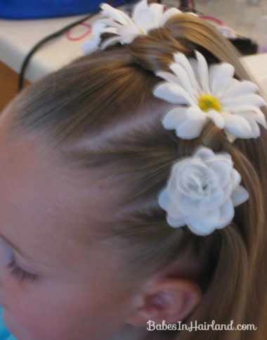 Knotty Flower Girl Hairstyle (11)