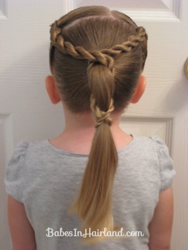 Rope Braid Wrapped Ponytail (1)