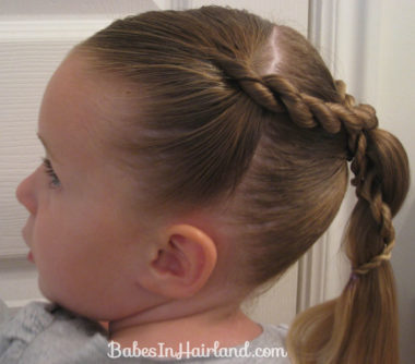 Rope Braid Wrapped Ponytail (3)