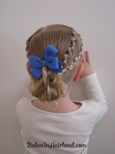 Rubber Band Wraps and Messy Bun (4)