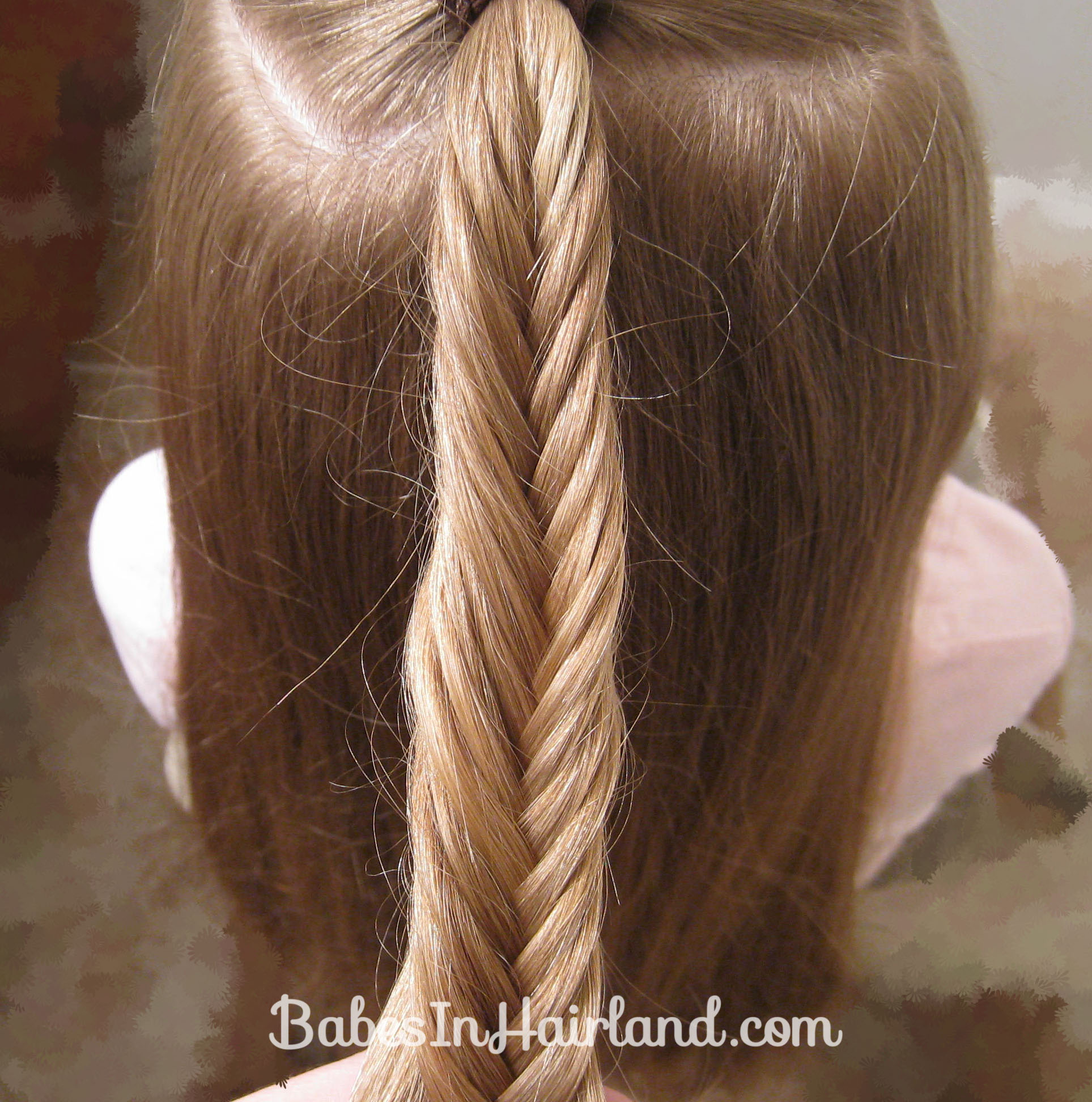 How to Make a Fishbone/Fishtail Braid - Babes In Hairland