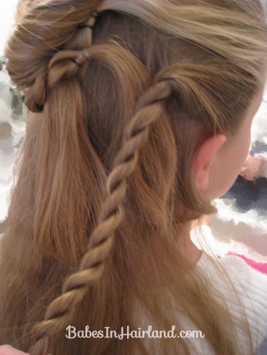 Twisted Flower Girl Hairstyle (7)