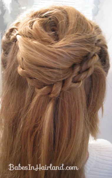 Twisted Flower Girl Hairstyle (9)