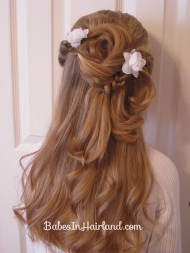 Twisted Flower Girl Hairstyle (13)