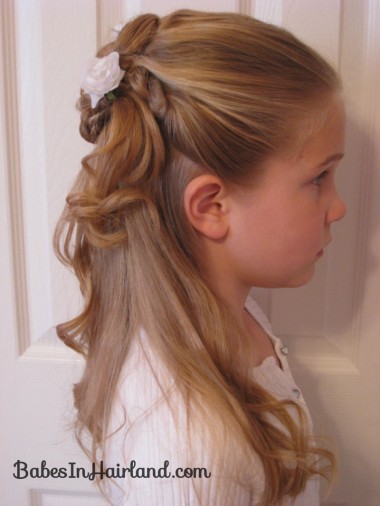 Twisted Flower Girl Hairstyle (10)