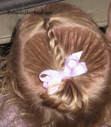 Baby Rope/Twist Braid into Baby Pony (7)