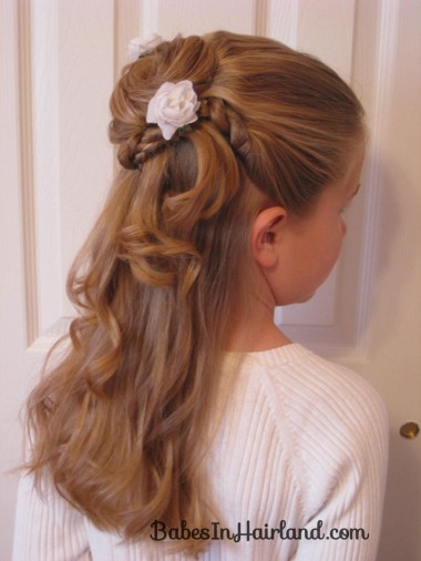Twisted Flower Girl Hairstyle (1)