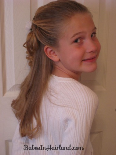 Twisted Flower Girl Hairstyle (12)