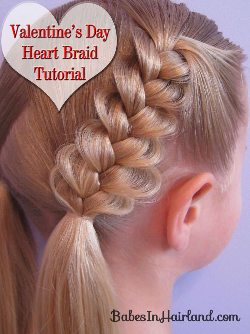 Heart Braids Valentine’s Day Hairstyle Babes In Hairland