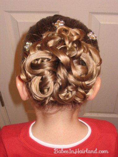 Knotted Pony Updo w/Hair Coils (12)