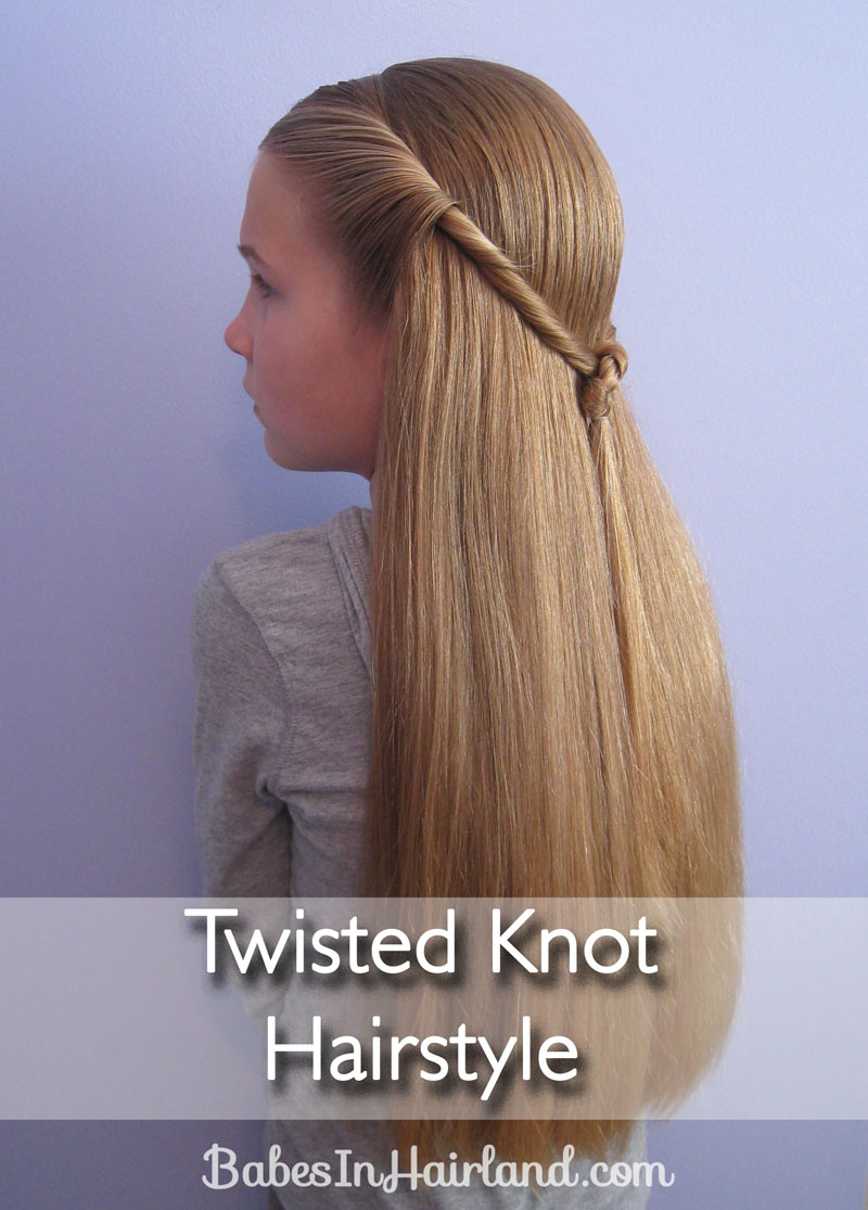 Twisted Knot Hairstyle | Teen Hairstyles - Babes In Hairland