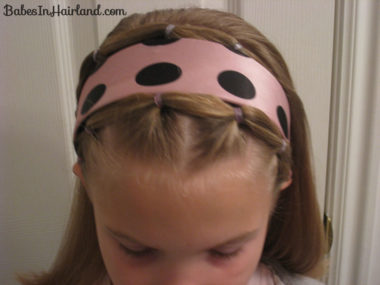 Polka Dot Headband Hairstyles (15)