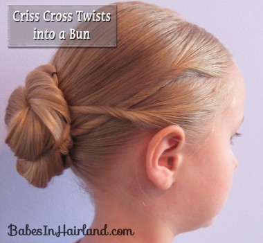 Criss Cross Twists into a Bun (12)