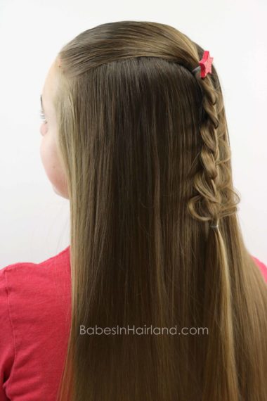 Christmas Tree Loop Braid from BabesInHairland.com | Christmas | hair | Braid | Christmas Tree | Hairstyle