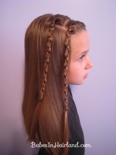 Quick & Easy Uneven Braids Hairstyle (4)