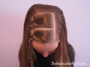 Quick & Easy Uneven Braids Hairstyle (2)