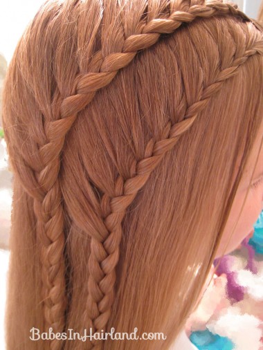 Double 1 Sided French Braids (3)