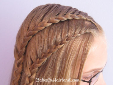 Double 1 Sided French Braids (5)