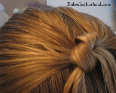 Row of Knots Hairstyle (2)
