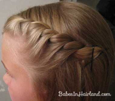Simple 2 Strand Twist for Bangs (2)