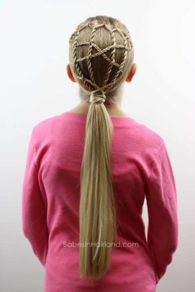 Create a cute & intricate hairstyle with just a few braids and rope twists. Twists & Winding Braids Style from BabesInHairland.com