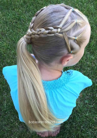 Ponytails and 4 Strand Braids from BabesInHairland.com #ponytails #4strandbraids #braids #hair #hairstyle