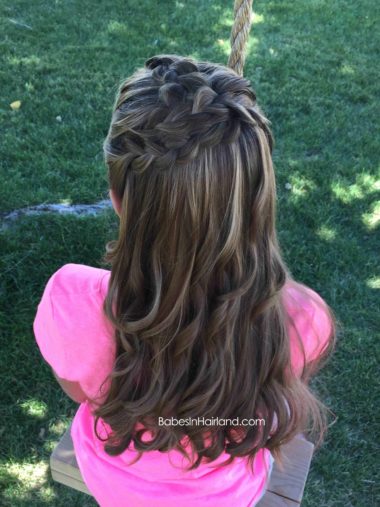 Half Up Braided Style from BabesInHairland.com #Frenchbraids #Dutchbraid #braids #hair #hairstyle