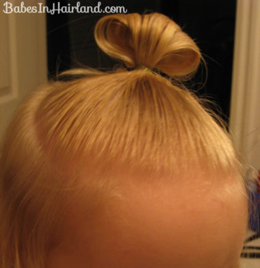 Baby Hair - with and without Product (5)