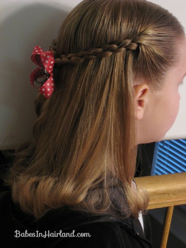 Simple 4 Strand Pullback Hairstyle (2)