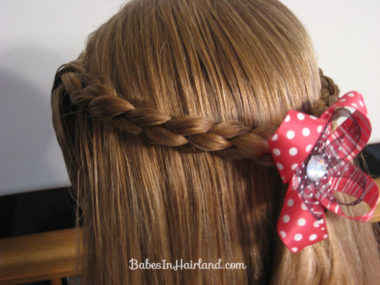 Simple 4 Strand Pullback Hairstyle (1)