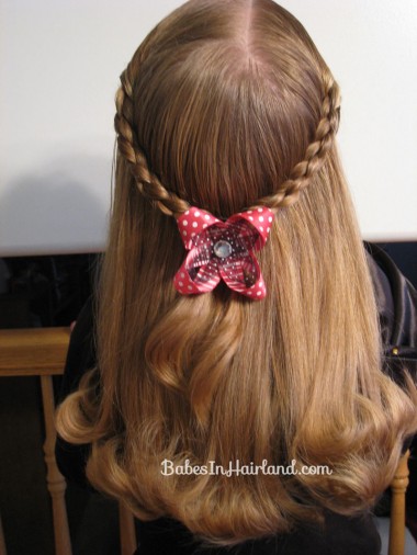Simple 4 Strand Pullback Hairstyle (4)