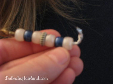 How to add beads to the ends of braids (12)