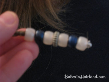 How to add beads to the ends of braids (13)