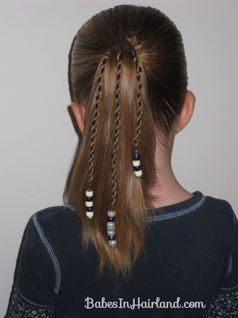 How to add beads to the ends of braids (3)
