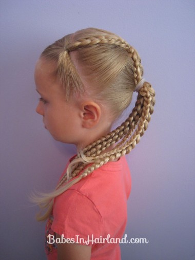 Ponytails and Braids Hairstyle (10)
