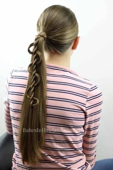 Dress up your ponytail with this cool weaving twist from BabesInHairland.com | hair | hairstyle | rope twist | summer hairstyle