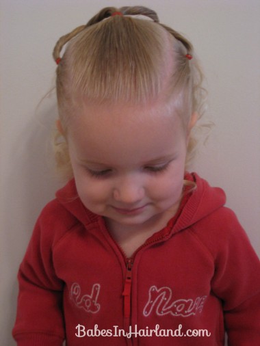 Baby Hairstyle - Twist Braids and Pull Throughs (2)