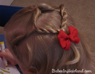 Baby Hairstyle - Twist Braids and Pull Throughs (8)