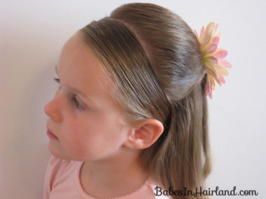 Simple Pull Back Hairstyle (10)