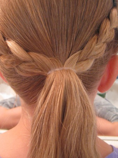 Crimped Braids and Messy Bun (7)
