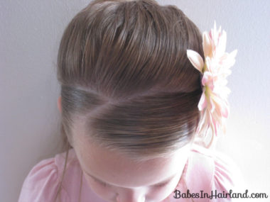 Simple Pull Back Hairstyle (7)
