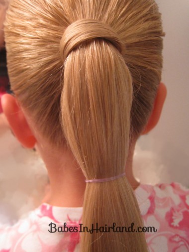 Hair Wrapped Bubble Ponytail (3)