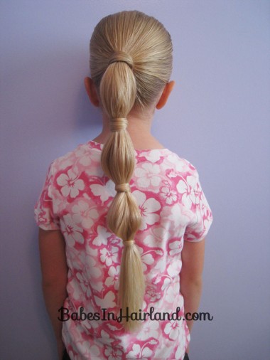 Hair Wrapped Bubble Ponytail (6)