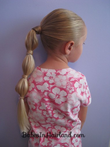 Hair Wrapped Bubble Ponytail (8)