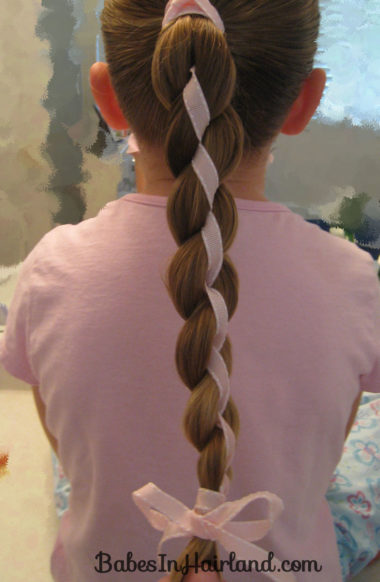 4 Strand Braid with Ribbon In It #2 (2)