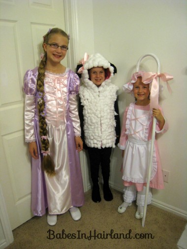 Rapunzel, Little Bo Peep & her Sheep Costumes